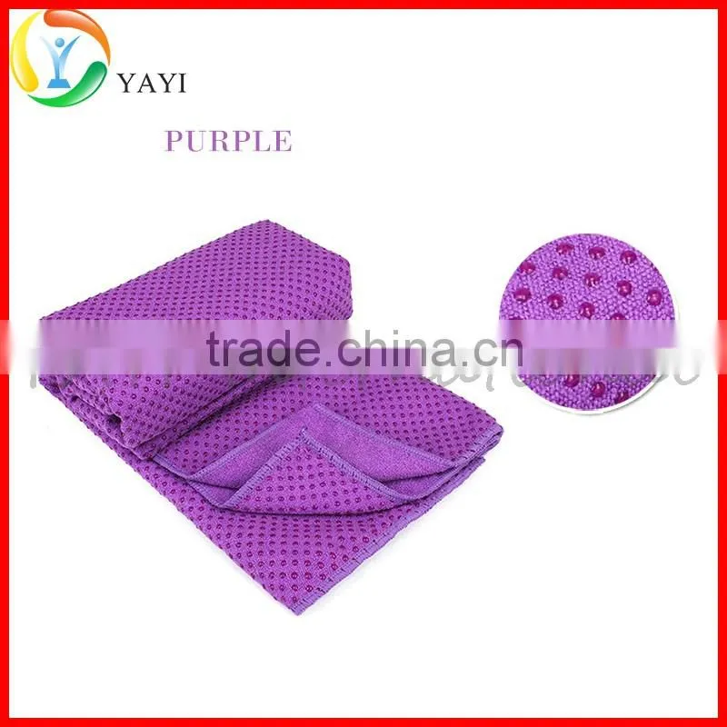Yoga Pilates Exercise Microfiber Non Skid Yoga Mat Towel
