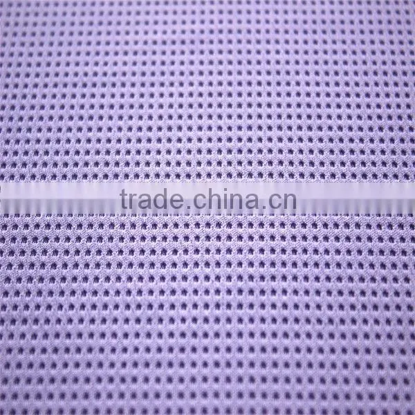 breasthable sports coolmax fabric in waffle knit style