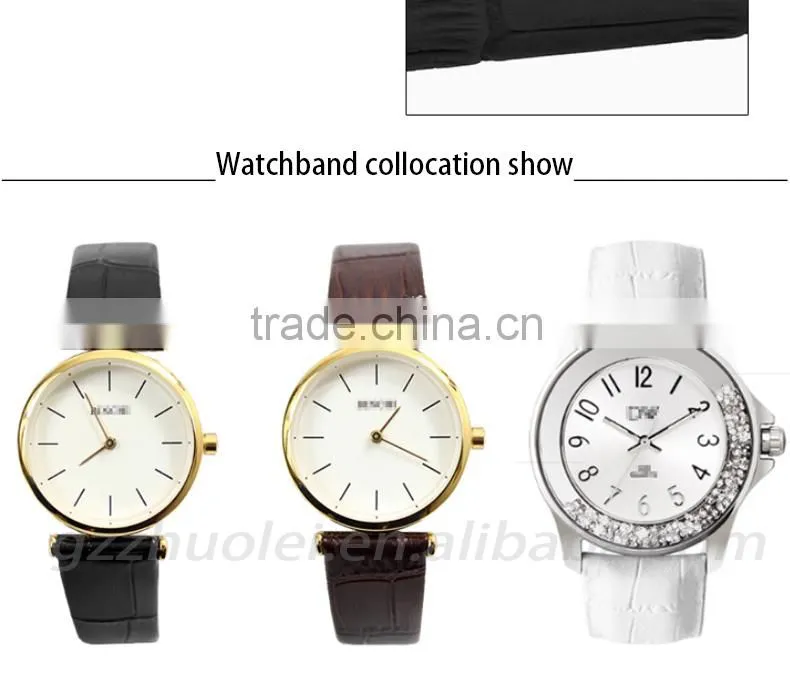 12|14|16|18|20mm high quality genuine cowhide leather Watch strap for women's Wholesale 3PCS