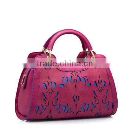 Carve patterns hollow out popular fashion lady handbags 2014