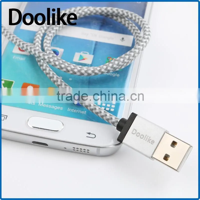 Doolike magnetic 3m micro USB braided 10ft cable Samsung S4 S6 Note4 transfer data line