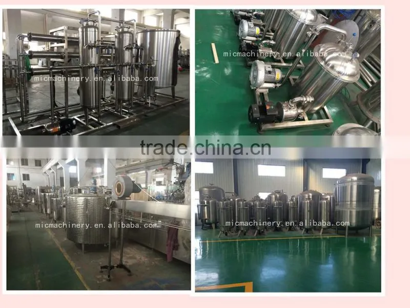 MIC-18-18-6 small filling machine 5000-6000BPH with CE