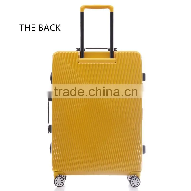 Simple fashion aluminum frame travel business luggage