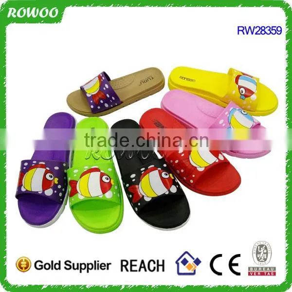 Customised 2015 women pvc flip flop fashionable slippers Manufacturers