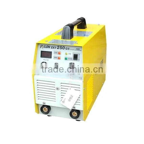 ZX7-250GS double voltage DC igbt mma-250 welding machine