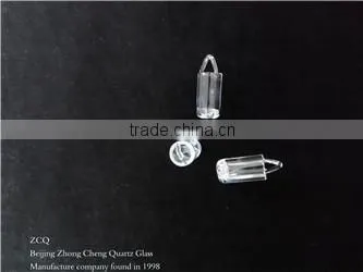 Free shipping Beijing ZCQ Small Bucket shape fused Silica Crucible