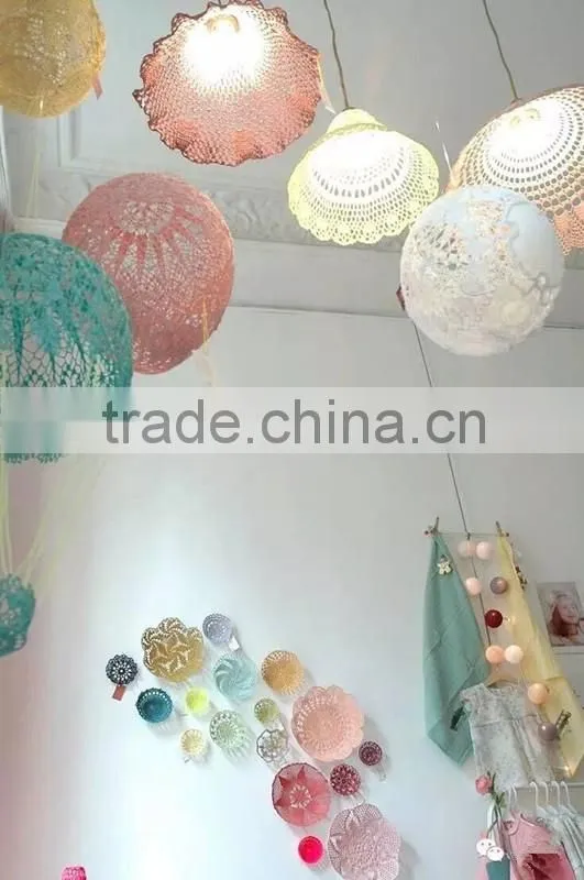 New Design As lampshade handmade crochet cotton