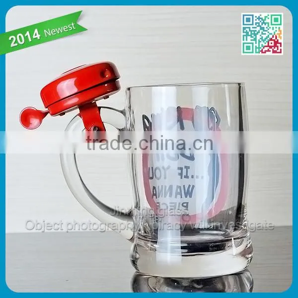 Business gift glass beer cups bell glass beer mugs tumbler stein better quality glass bell beer cups mug glasses