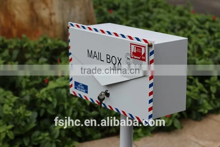 JHC-1035C/decorative metal mailbox