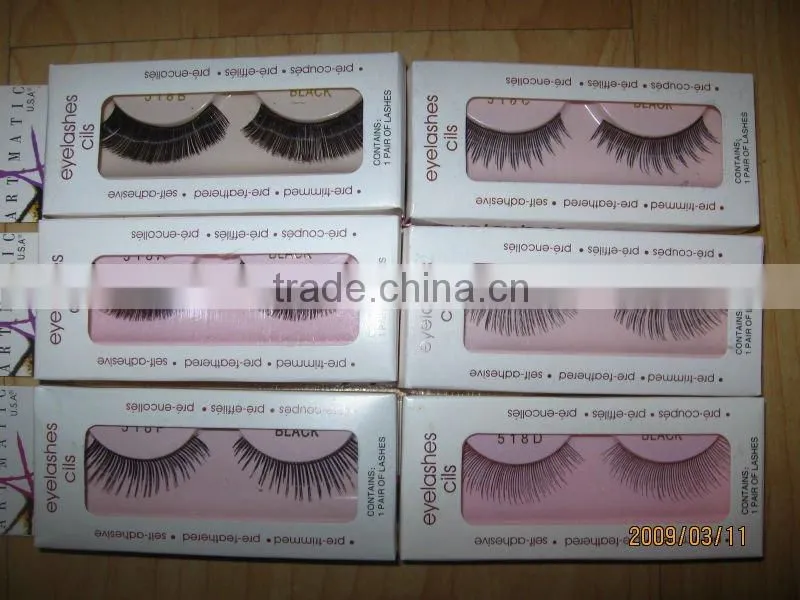 wholesale price!! superior quality strip eyelash 518 series