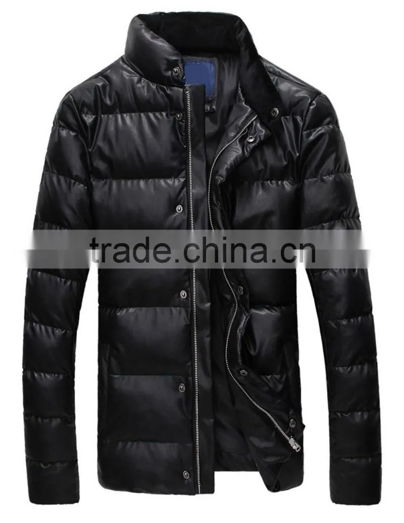 Mens fashion pu leather jacket best selling products in korea