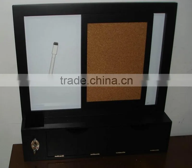wooden memo board