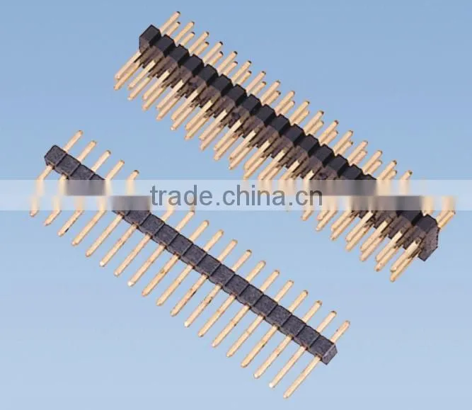Pitch 1.0mm Single Row Pin Header 180 Degree H=1.0