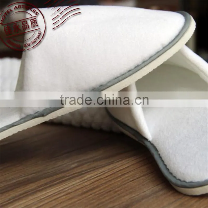 Eco-friendly beauty custom disposable hotel slippers