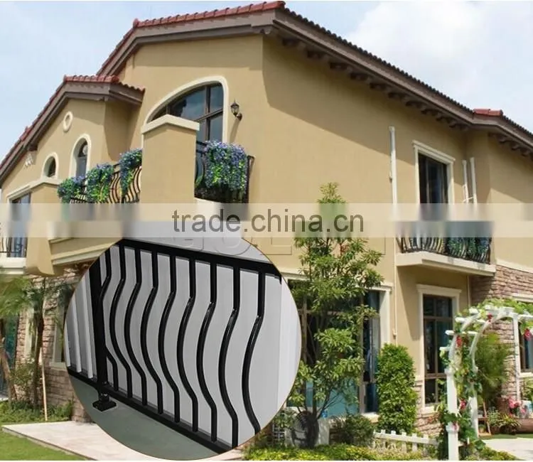 Modern design ornamental wrought iron balcony railing designs