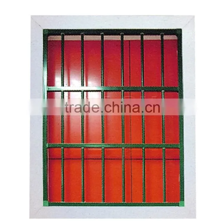 Latest modern simple steel/aluminum/iron window grill design for homes