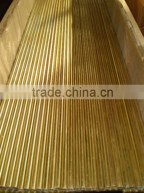 Brass tube for heat exchanger