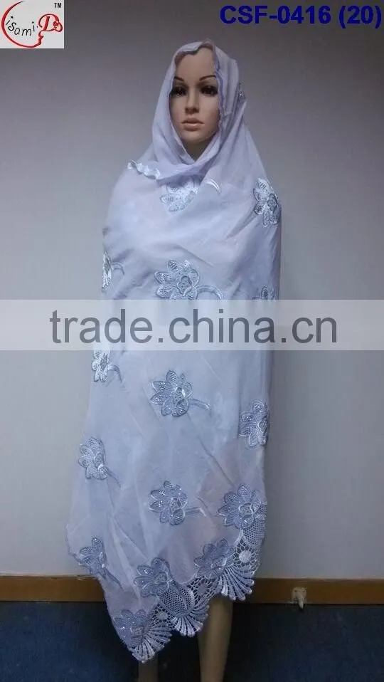 CSF-0416-3 Hot sell top grade high quality muslim hijab scarf for women