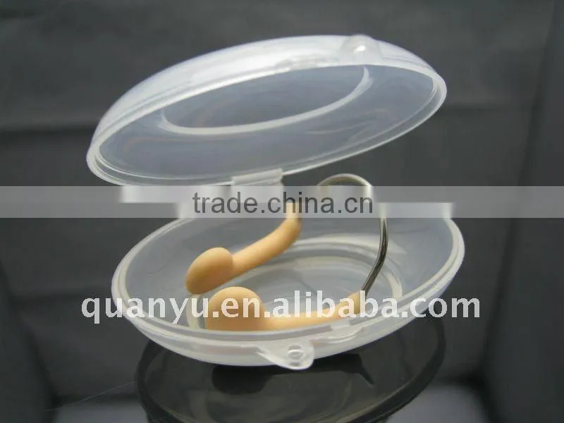 High quality Stable durable Latex & Metal swimming Nose Clip