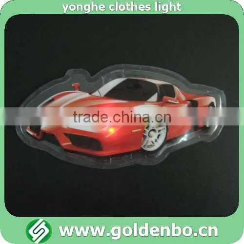 14 years professional focus on flashing PVC clothes light for kids clothes
