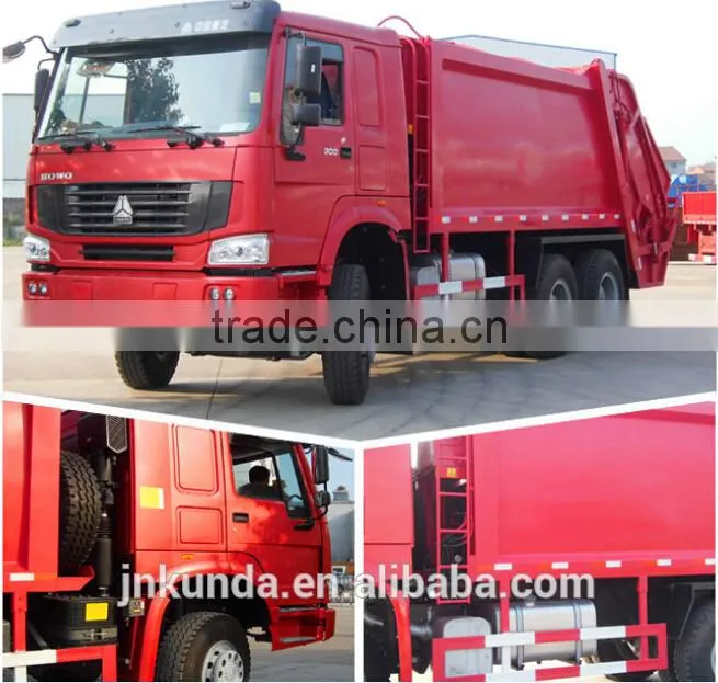 Sinotruk Howo 16 M3 Compressed garbage truck for sale