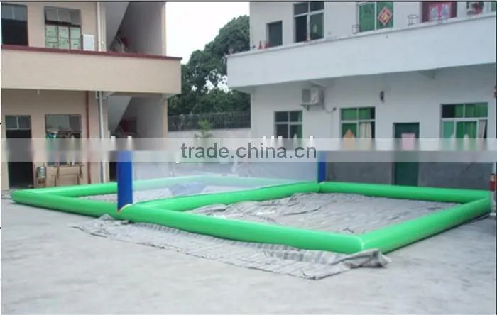 Inflatable water volleyball pitch inflatable volleyball court