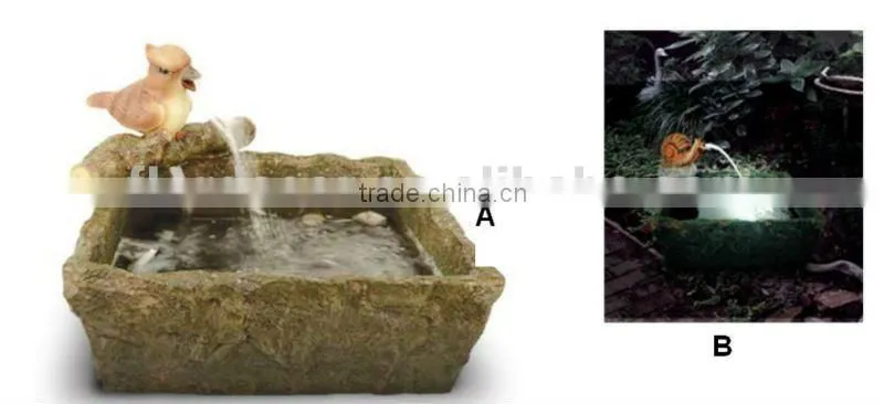 solar powered water feature/Solar floating beaver fountain SO5028