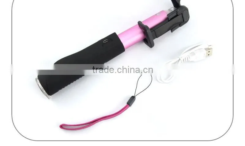 Extendable Handheld Selfie Self Phone Stick Monopod Bluetooth Remote Shutter