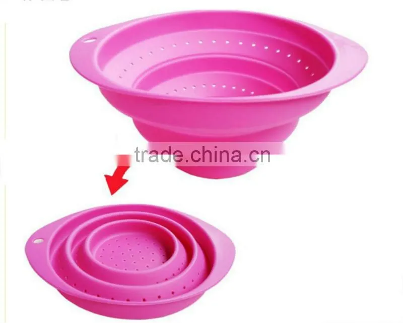 Useful silicone multifunctional vegetable wash basket silicone basket
