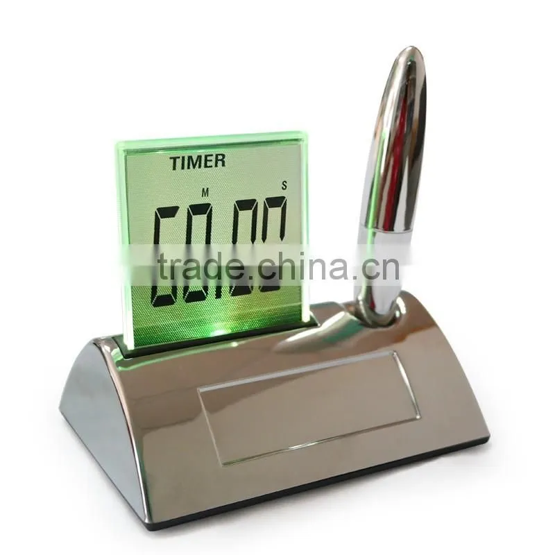 promotion gift touch in led screen office digital alarm clock