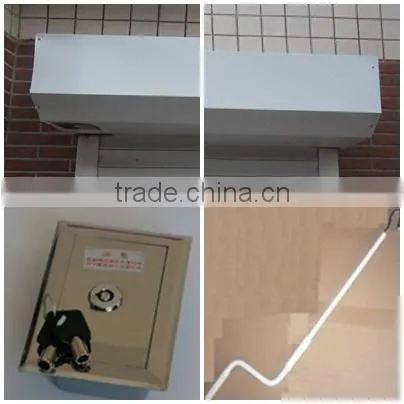 China Galvanized Steel Windproof Automatic Industrial Roller Shutter Door