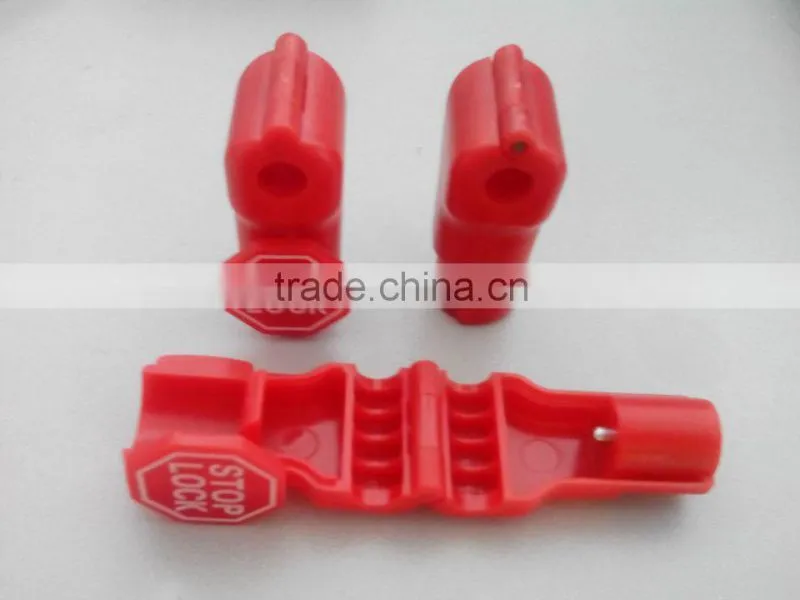 Security Magnetic Plastic peg hook Display Hook Stop Lock for stem hooks +Detacher