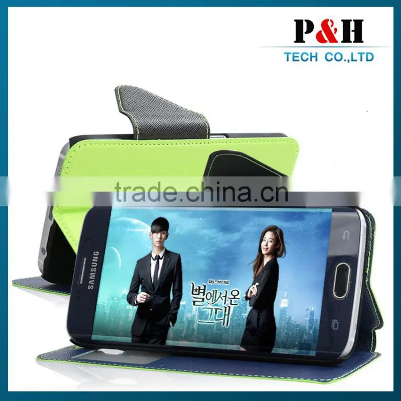 leather flip cover mobile phone case for sony xperia e3 s50h case