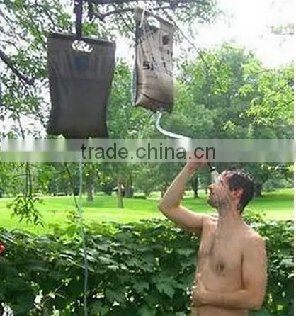 outdoor emergency neccessity portable camping shower bag
