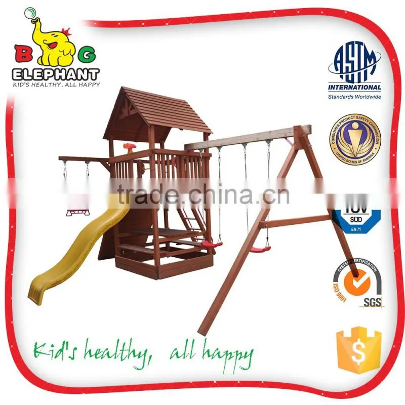 wooden children playground