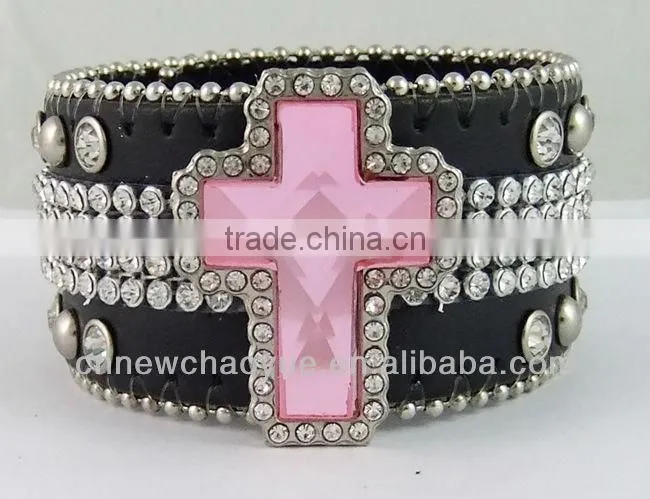 2013 Hot Sale Genuine Leather Bracelet Anchor Bracelet