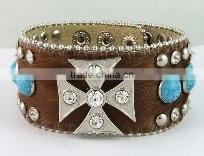 2013 high quality fashion leather bracelet