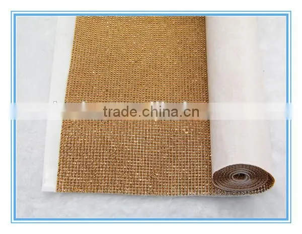 hot fix glass rhinestone mesh,crystal rhinestone trimming