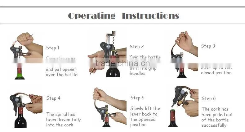 Hot Selling Portable Rabbit Wine Bottle Opener From Manufacturer