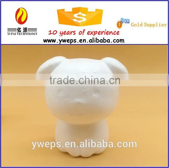 Ka wa yi foam dog model/diy painting toy for kids