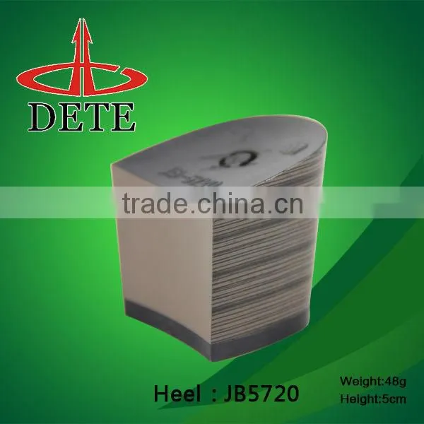 durable medium shoe heels plastic heel for ladies shoes heel material made in china