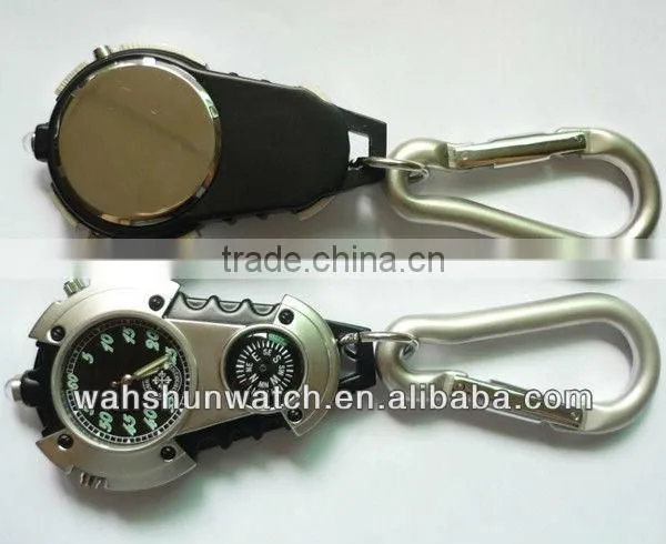Mini pocket fashion keychain multifunction outdoor compass for watch/altimeter watch/barometer watch