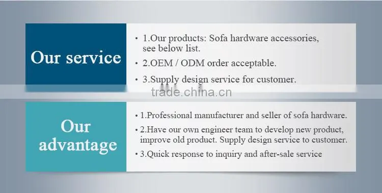 hardware factory supply sofa headrest metal decorations hardware for furniture
