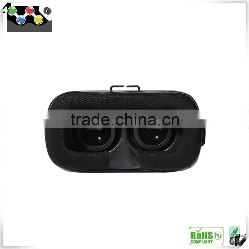 Hot sell 3d glasses box headset black google board 3d VR Box for mobile phone