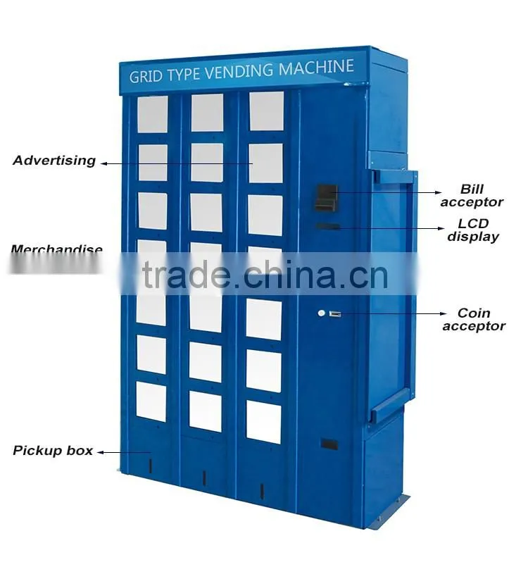 Cheap Grid Type Smart Large Item Vending Machine