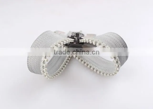 plastic zipper for bag Fancy NO.4 zipper for yard customized length PLASTIC zipper