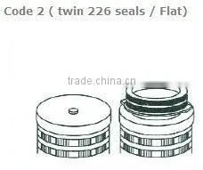 PP / cotton String wound type water filter element with fin / purifier Cartridge
