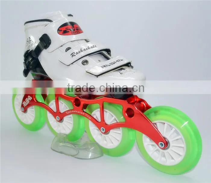 Professional Carbon shell Speed skating shoes inlinr Racing white color skating shoes Inline Skate Shoes Roller Skate