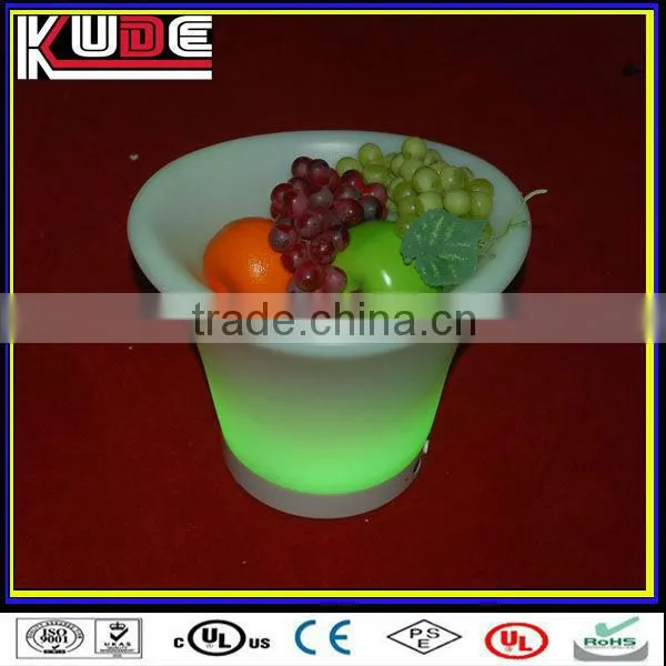 led illuminated plastic ice bucket disposable ice buckets sale led