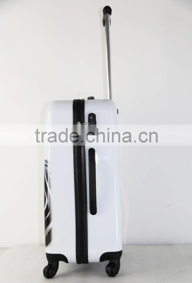 lifelike Animal series printed designing ABS+PC trolley quality hard case luggage